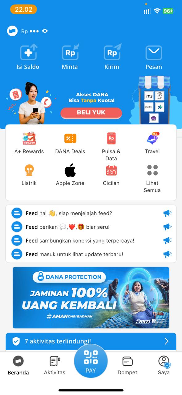 Hick’s Law pada Aplikasi DANA: Dampak Banyaknya Pilihan terhadap Pengambilan Keputusan Pengguna